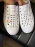 Skechers斯凯奇儿童洞洞鞋夏季凉鞋男女童涉水溯溪鞋防滑沙滩拖鞋91995L 女童/白色/多彩色/WMLT 38 实拍图