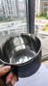 广意 304不锈钢泡面碗筷带盖学生饭盒餐盒上班族食堂送餐具绿色GY8859 实拍图