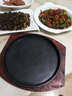 铁板烧专用铁板牛排铁板盘加厚西餐盘韩式烤肉盘煎牛排铸铁烤盘 25cm铁板+红木板 25cm 实拍图