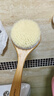Creative art洗澡刷搓背刷 搓澡神器后背沐浴刷长柄双面干刷硬毛软毛猪鬃毛刷 实拍图