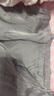 金三塔真丝睡衣女100%桑蚕丝简约背心式真丝睡裙丝绸睡衣 高级灰 XL 实拍图