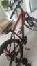 凤凰（Phoenix）山地自行车成人男女学生青少年减震变速越野公路通勤车山地车 26寸黑红铝合金车架刀轮 24速数字指拨（前中后全轴承） 实拍图