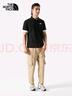 The North Face北面短袖Polo男女户外舒适透气短袖8AV3 宇宙黑/JK3 XL 晒单实拍图