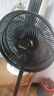 美的（Midea）【超级单品】七叶轻音立式电风扇家用柔风落地扇台式桌面小型风扇大风量节能摇头宿舍电扇 SAF30AB 实拍图