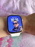 Apple/苹果 Watch Series 10 智能手表GPS款46毫米玫瑰金色铝金属表壳淡桃粉色运动型表带M/L MX2A3CH/B 实拍图