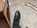 高哥隐形增高鞋透气皮凉鞋男真皮正装商务男鞋软底男士内增高皮鞋 黑色6.5CM 990L （店长推荐） 41 实拍图