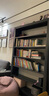 豫正豫正家用学生现代简约书籍馆多层落地置物架钢制简易图书馆书架 磨砂黑单面六层2米高1.2m长主架 实拍图