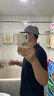 MARCWOOD帽子夏天男 棒球帽网眼 高尔夫帽速干透气运动帽男轻薄时尚遮阳帽 浅灰 均码 可调节（56-60cm） 实拍图
