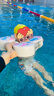swimbobo婴儿游泳圈6-36个月宝宝免充气游泳圈新生儿泳圈安全防侧翻K7801 实拍图