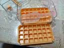 【出口转内销】按压冰块模具冰格家用食品级制冰盒冰箱制冰神器 【芒果橙56格】双层套装 赠冰铲 实拍图