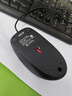 罗技（Logitech）M91P有线鼠标（M90造型）家用办公鼠标 电脑笔记本鼠标 左右手通用对称鼠标  黑色 实拍图