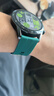 ZNNCO 适用华为手表表带watch3/GT1/GT2/GT3/GT4/GT5/Pro/watch4荣耀magic腕带 【墨绿色】液态硅胶丨46mm表盘通用丨22mm口径 男女士保时捷版设计运动款商 实拍图