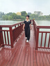 浪莎奶芙山本裤女夏季2025年新款高腰垂感显瘦宽松慵懒风休闲阔腿裤 实拍图
