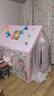 小斑鸠（little dove）儿童帐篷室内游戏屋/女孩公主房玩具 独角兽(含配套棉垫+实木杆) 实拍图