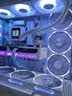 京品鹿星辰Max360三连体风扇 四面一体千层镜光效 机箱12CM风扇ARGB神光同步PWM温控4pro棱镜ZA-360B 玩嘉星链ARGB积木风扇单只装白色正向 实拍图