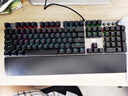狼蛛（AULA）F2088机械键盘鼠标套装 多功能旋钮 22种背光 宏编程 电脑键盘 有线游戏电竞 键鼠耳机三件套 【银黑】多功能旋钮/22种背光/磁吸手托 【茶轴】 实拍图