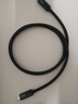 山泽USB4全功能数据线双Type-C充电线雷电5/4传输投屏PD快充苹果17/16华为手机平板笔记本硬盘显示器 实拍图