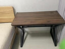 瑶颖电脑桌电竞桌办公桌书桌台式家用钢木桌学习桌写字桌卧室长条桌子 140*60CM【18MM实木芯】古典胡桃 实拍图