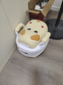 小哈伦儿童马桶宝宝坐便器婴幼儿尿盆小孩坐便器小便器双软垫柠黄0-6岁 实拍图