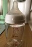 贝亲（Pigeon）玻璃奶瓶宽口径防胀气160ml S号奶嘴 1月+ AA186  实拍图