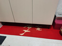 布迪思喜庆地垫门垫红色家用防滑入户玄关门口进门蹭土脚垫子户外吸水垫 喜庆吉祥-暖居如意【横版】 定制 实拍图