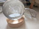 DEERC发光太阳系水晶球桌面小摆件创意小夜灯生日新年礼物送女友 满眼星辰(小号7cm暖光） 实拍图