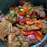 冻品先生 安井 黑椒牛仔骨350g 带骨牛肉 速冻速食方便菜 烧烤食材 实拍图