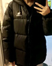 骆驼（CAMEL）【拒水羽绒】户外羽绒服鸭绒加厚羽绒衣经典时尚防风保暖运动外套 A33CR07164，幻影黑，男女同款 M 实拍图