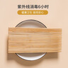 双枪一次性筷子免洗碳化竹筷独立包装100双 家用野营快餐外卖打包餐具 实拍图