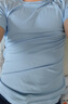 京东京造【100 超轻速干】运动T恤夏季户外跑步健身短袖男 浅蓝色 L  实拍图