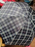 天堂 伞经典苏格兰风格子三折伞晴雨伞简约便携折叠伞批发339s格子伞 黑白棕大格 7 一人用直径95cm 实拍图