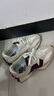 NEW BALANCE NB327官方休闲鞋女鞋夏季复古增高鞋潮流百搭低帮轻便软底运动鞋 灰色/米白/酒红 WS327KA 36 (脚长22.5cm) 实拍图