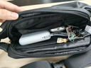 吉普（JEEP）胸包男士斜挎包大容量单肩包休闲通勤机能包防泼水时尚潮流小背包 黑色【防泼水 可放水杯】 实拍图
