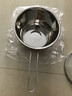304不锈钢小奶锅宝宝婴儿辅食不粘煮面家用煮奶汤锅电磁炉食品级 304不锈钢奶锅单底 16cm 实拍图