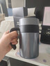 苏泊尔（SUPOR）保温杯男士316不锈钢水杯手柄泡茶杯商务办公大容量茶水分离杯子 陨石灰-非显温款-600ml 实拍图