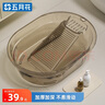 五月花洗衣盆36cm1只装家用加厚塑料盆洗脸盆带搓衣板盆搓衣盆洗衣一体 实拍图