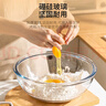 PAKCHOICE和面盆高硼硅玻璃揉面盆食品级厨房拌菜馅洗菜烘焙可加热打蛋碗 实拍图