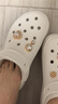 crocs檀健次推荐款经典泡芙洞洞鞋|207521 骨白色-2Y2 39(240mm) 实拍图
