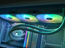 Thermalright(利民) AQUA ELITE 360 WHITE ARGB 一体式水冷散热器日蚀幻彩光效 ARGB冷头 AE360 WHITE ARGB 实拍图