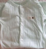 婧麒婴儿衣服夏季薄款新生宝宝提花连体衣纯棉空调服爬服夏装单件 小鲸鱼绿 73cm 实拍图