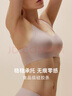 NEIWAI内外橙标抱抱粉底杯软支撑文胸内衣女固定杯无钢圈承托送女友 背心款-拿铁棕 S （S-M） 实拍图