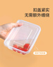 美丽雅一次性饭盒方形1000ml*30套 快餐打包盒大容量食品级便当野餐盒 实拍图