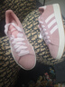 adidas「面包鞋」GRAND COURT BASE 00s休闲低帮板鞋男女阿迪达斯   粉色/清澈粉/汉玉白   42 实拍图