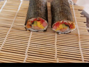 波力寿司海苔片27克（约10片）带竹帘紫菜包饭儿童海苔寿司卷食材 实拍图