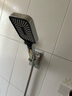 睦歌（MUGE）增压淋浴花洒喷头超强高压大出水通用接口洗澡手持莲蓬头三件套装 电镀银-花洒+1.5米软管+支架 实拍图