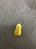 中国黄金（CHINA GOLD）黄金吊坠观音菩萨佛像男士足金转运平安符金挂坠送父亲长辈礼物 观音吊坠+足金链（约6.5g） 实拍图
