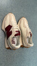 NEW BALANCE NB327官方休闲鞋女鞋夏季复古增高鞋潮流百搭低帮轻便软底运动鞋 灰色/米白/酒红 WS327KA 36 (脚长22.5cm) 实拍图