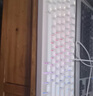 GANSS 3104TPro/3087TPro/3108TPro客制化机械键盘104键高斯三模RGB无线键盘蓝牙有线插拔办公游戏键盘 3087TPro白色【侧刻下灯位三模RGB】 KTT晶粉轴（轻Hi 实拍图