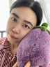 伊美娃娃茄鹅企鹅玩偶公仔大白鹅茄子毛绒玩具娃娃抱枕送女孩女生生日礼物 实拍图