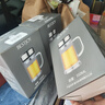 炊大皇玻璃杯茶水分离耐高温防爆泡茶杯大容量茶杯枪灰380ml 实拍图